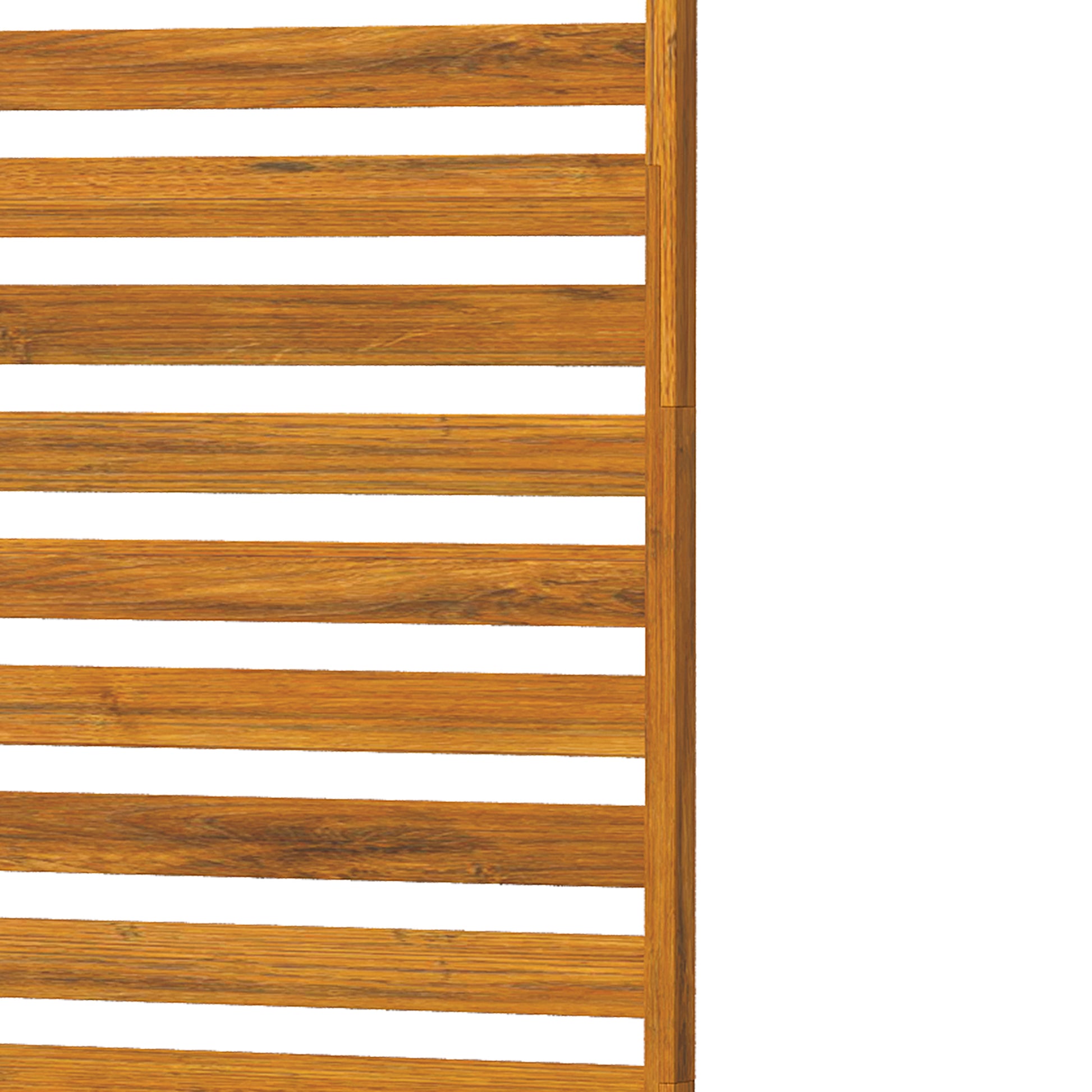 Outsunny Biombo De Madera 170x80 Cm Biombo Separador De Ambientes Marrón_4