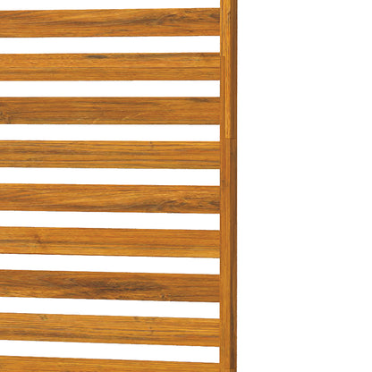 Outsunny Biombo De Madera 170x80 Cm Biombo Separador De Ambientes Marrón_4