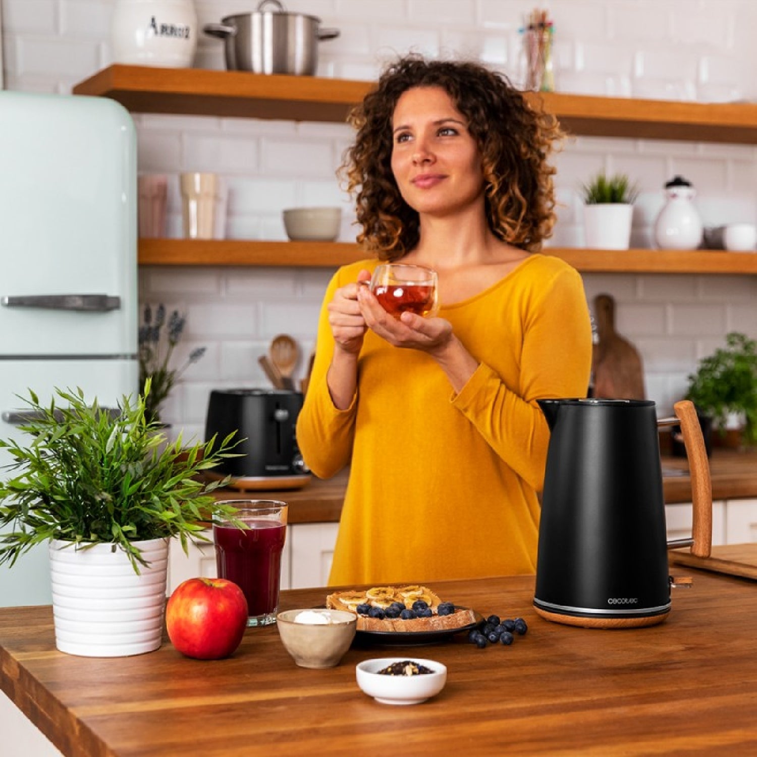 Cecotec Hervidor De Agua Hervidor De Agua Thermosense 400 Black Woody_4