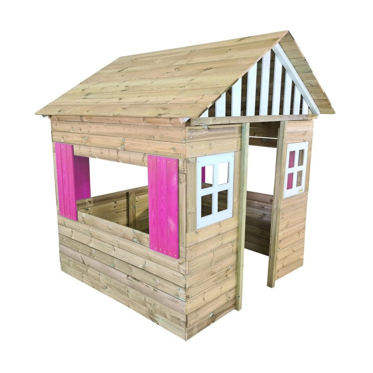 Casita De Madera Masgames Lollipop Xxl Horeca Rosa.