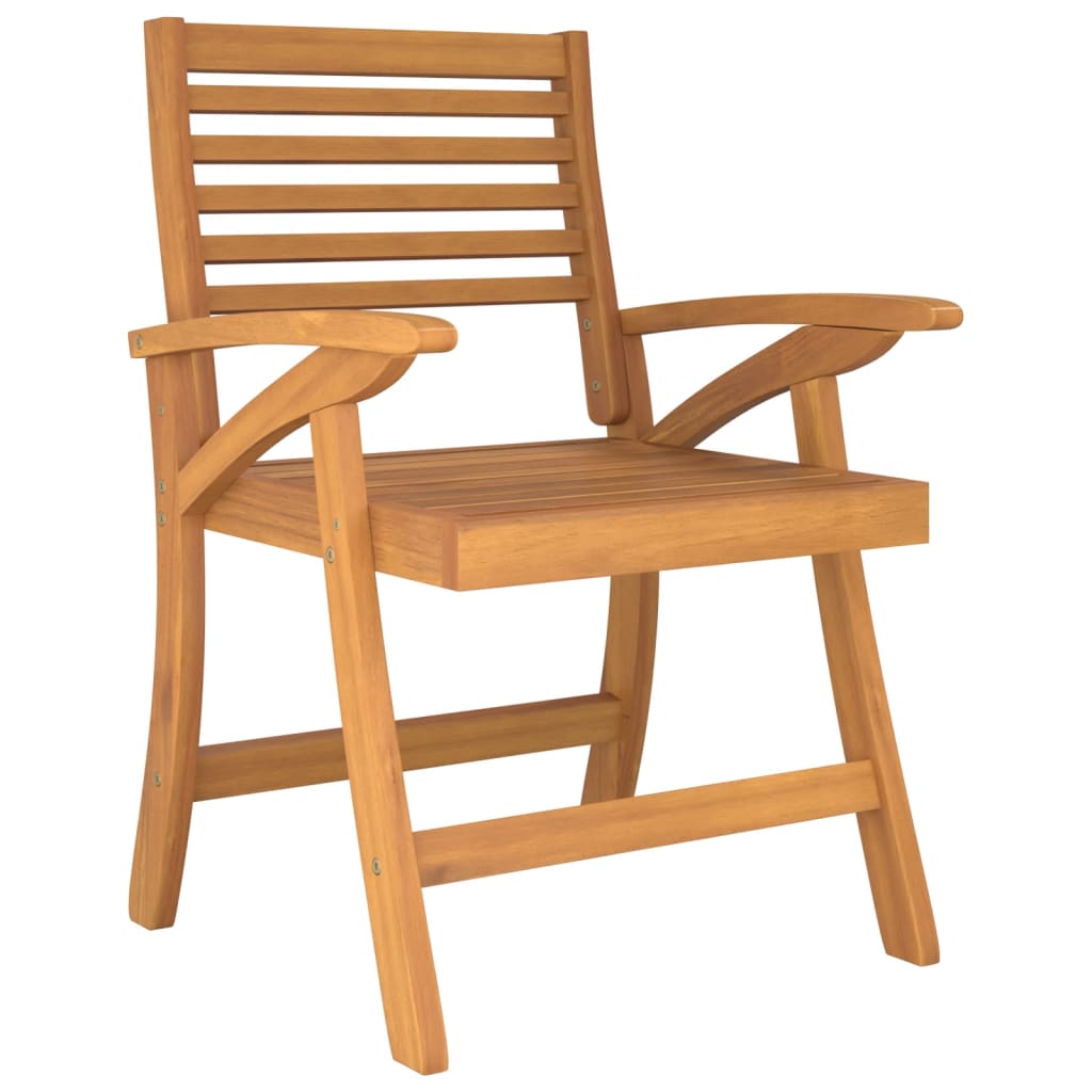 Vidaxl Juego De Comedor De Jardín 9 Piezas Madera Maciza De Acacia_3