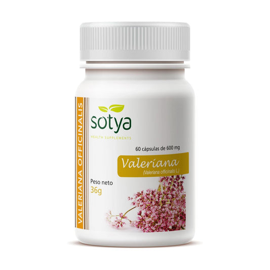 Valeriana 600 Mg. 60 Caps Sotya