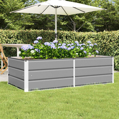 Jardinera Gris Claro 160 X 80 X 45 Cm Acero_1