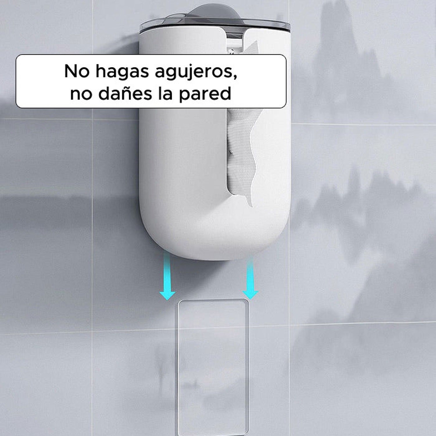 Joybos - Caja Para El Papel Higiénco De Pared Blanco