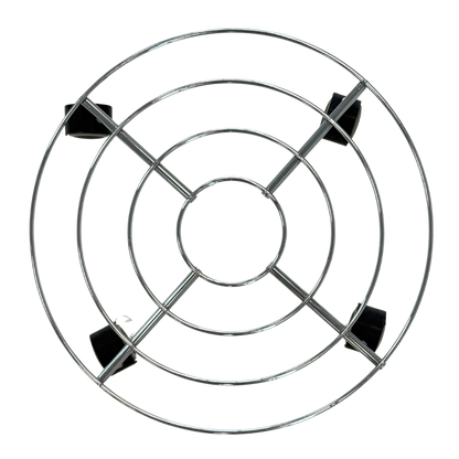 Soporte Redondo De 40 Cm Con Ruedas Para Plantas - Acero Resistente