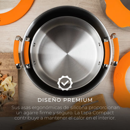 Cacerola Ø24cm S/s Inducción Con Tapa Compact_3