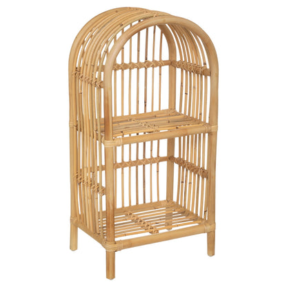 Librería De Ratán Beige_0