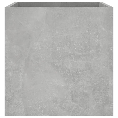 Jardinera De Madera De Ingeniería Gris Hormigón 40x40x40 Cm_4