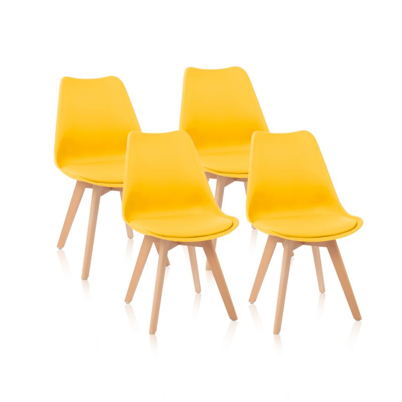 Pack 4 Sillas De Comedor Beench_1