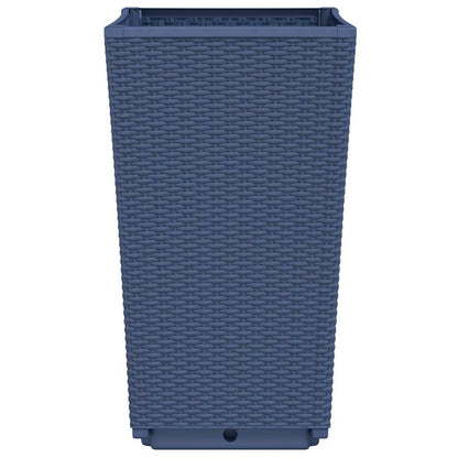 Jardineras 4 Unidades Pp Azul Gris 32,5x32,5x57 Cm_4