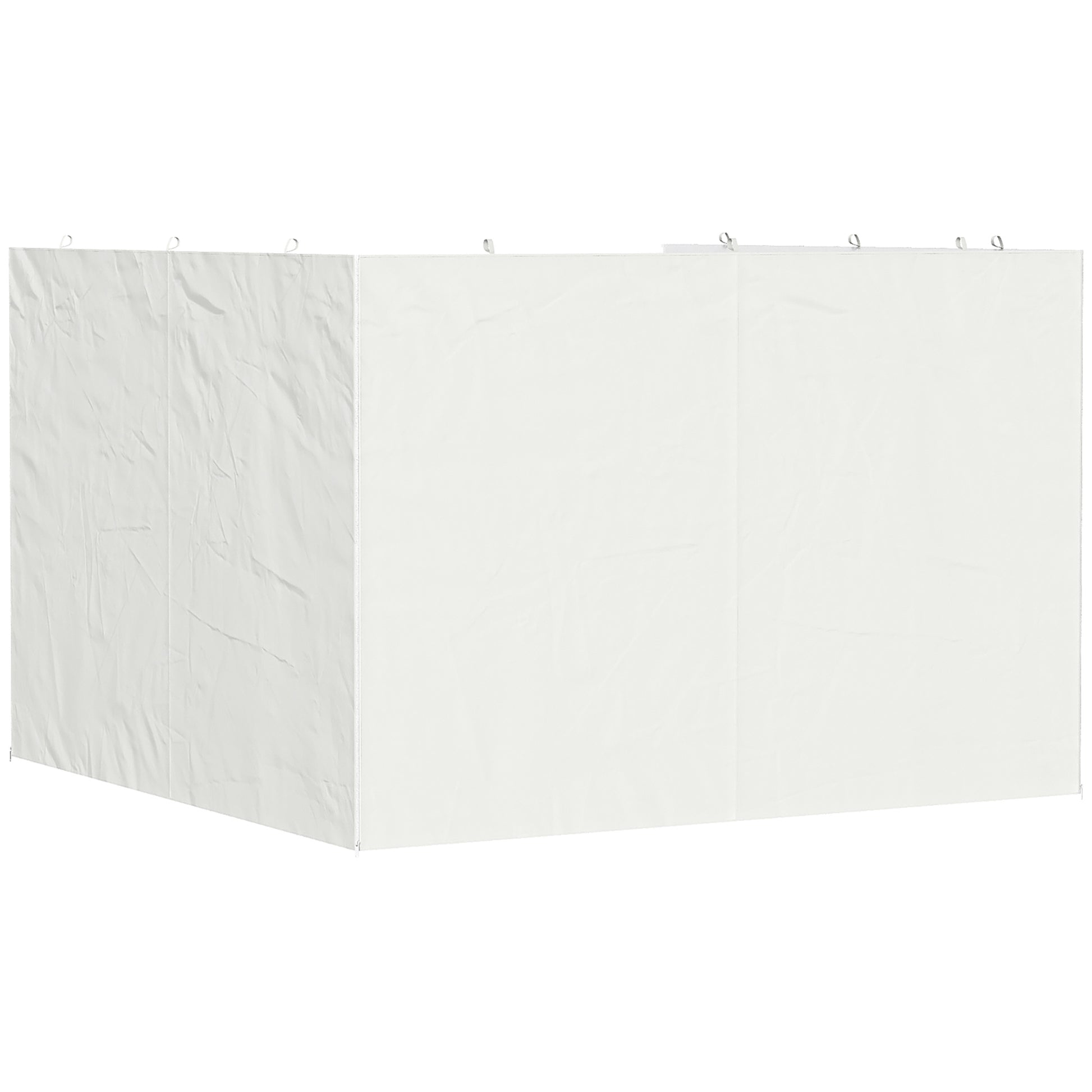 Outsunny 3 Paredes Laterales Para Carpas De 3x3 M Con Cremallera 300x200 Cm_4