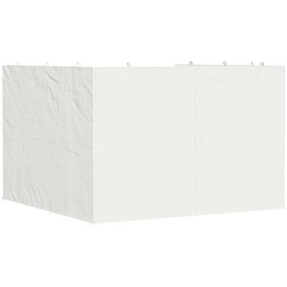 Outsunny 3 Paredes Laterales Para Carpas De 3x3 M Con Cremallera 300x200 Cm_4