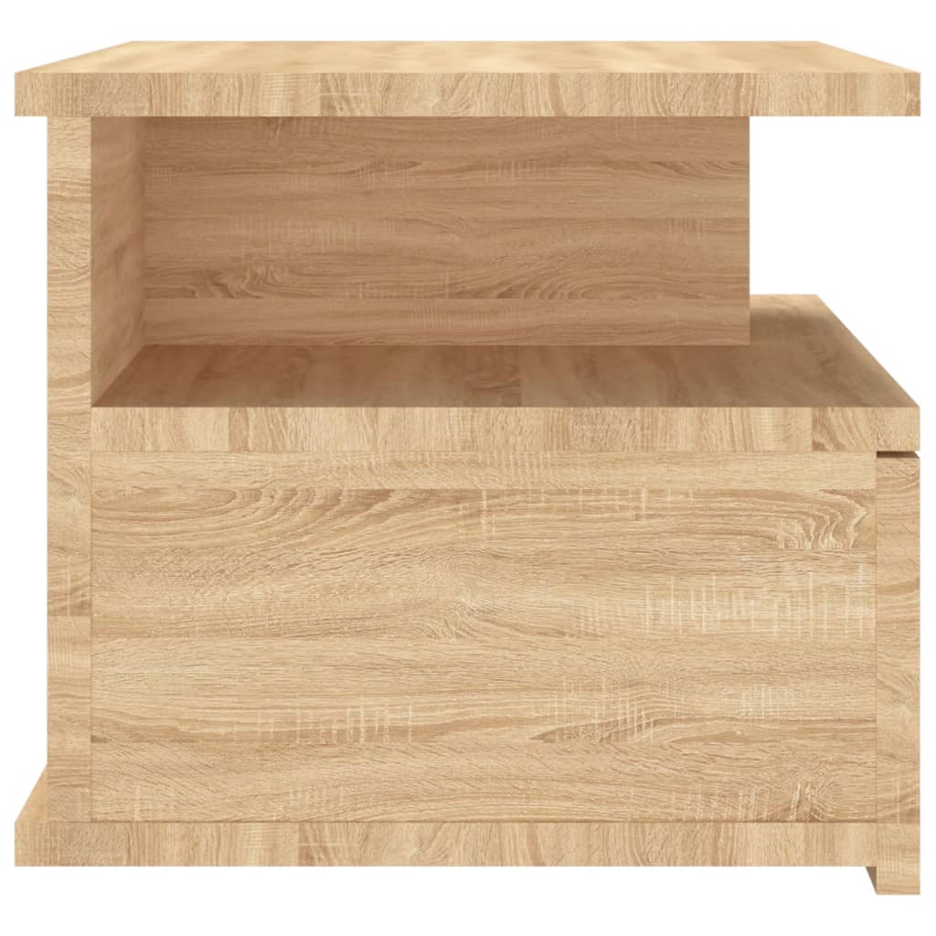 Mesita De Noche Flotante 2 Uds Madera Roble Sonoma 40x31x27 Cm_4