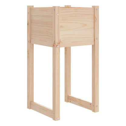 Jardinera 2 Unidades Madera Maciza De Pino 40x40x81 Cm_3