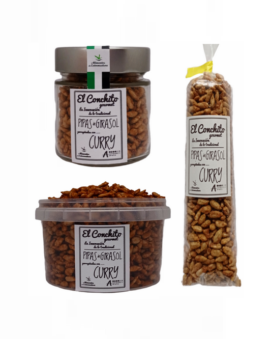 Pipas Garrapiñadas Con Curry