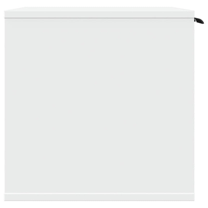 Vidaxl Mueble Arenero Para Gatos Madera Ingeniería Blanco 80x50x45 Cm_5