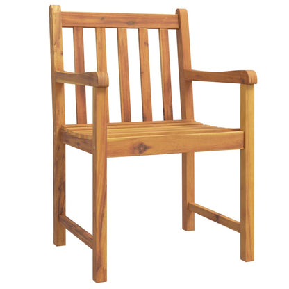 Vidaxl Juego De Comedor Para Jardín 7 Piezas Madera Maciza Acacia_3