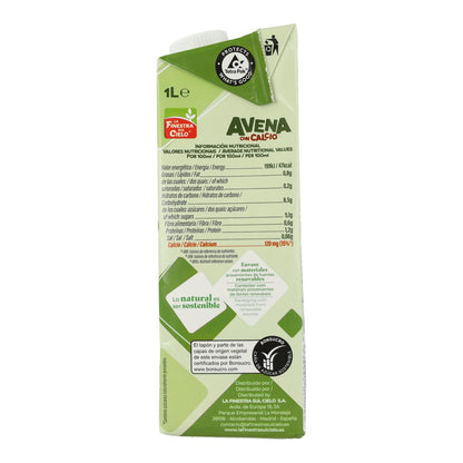 Pack 6 x Bebida de Avena con Calcio La Finestra Sul Cielo 1 L