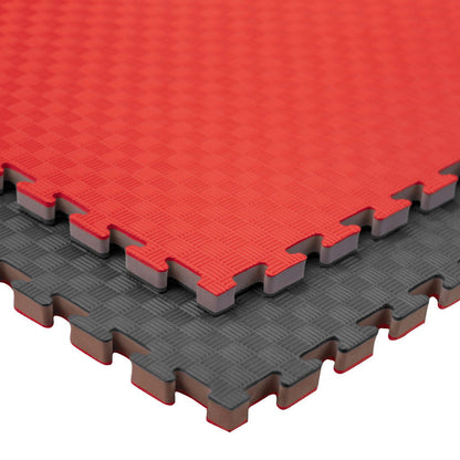 Tatami Puzzle 2,5cm 100x100cm – Alta Densidad Negro/rojo_0