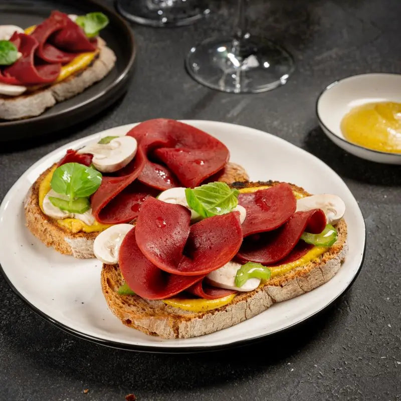 Embutido Vegetal En Lonchas Sabor Ternera Good & Green 90g_4