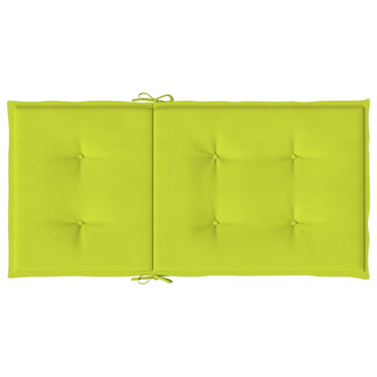 Vidaxl Cojín Silla Jardín Respaldo Bajo 6 Uds Tela Oxford Verde Claro_5