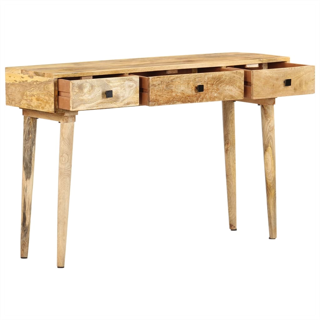 Mesa Consola De Madera Maciza De Mango 115x35x76 Cm_0
