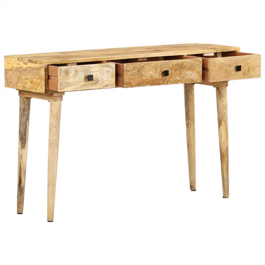 Mesa Consola De Madera Maciza De Mango 115x35x76 Cm_0