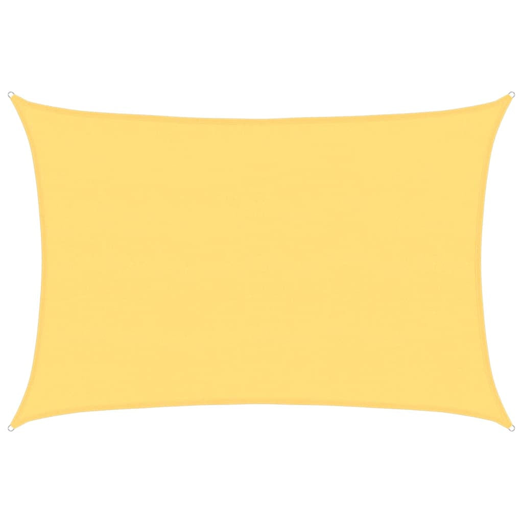 Vidaxl Toldo De Vela Beige Hdpe 160 G/m² 5x6 M_0