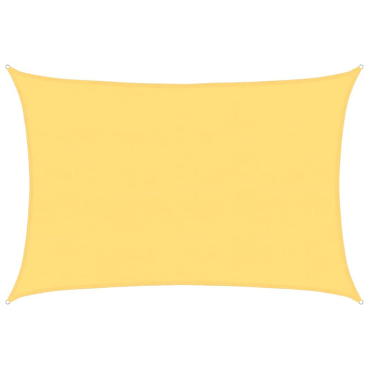 Vidaxl Toldo De Vela Beige Hdpe 160 G/m² 5x6 M_0