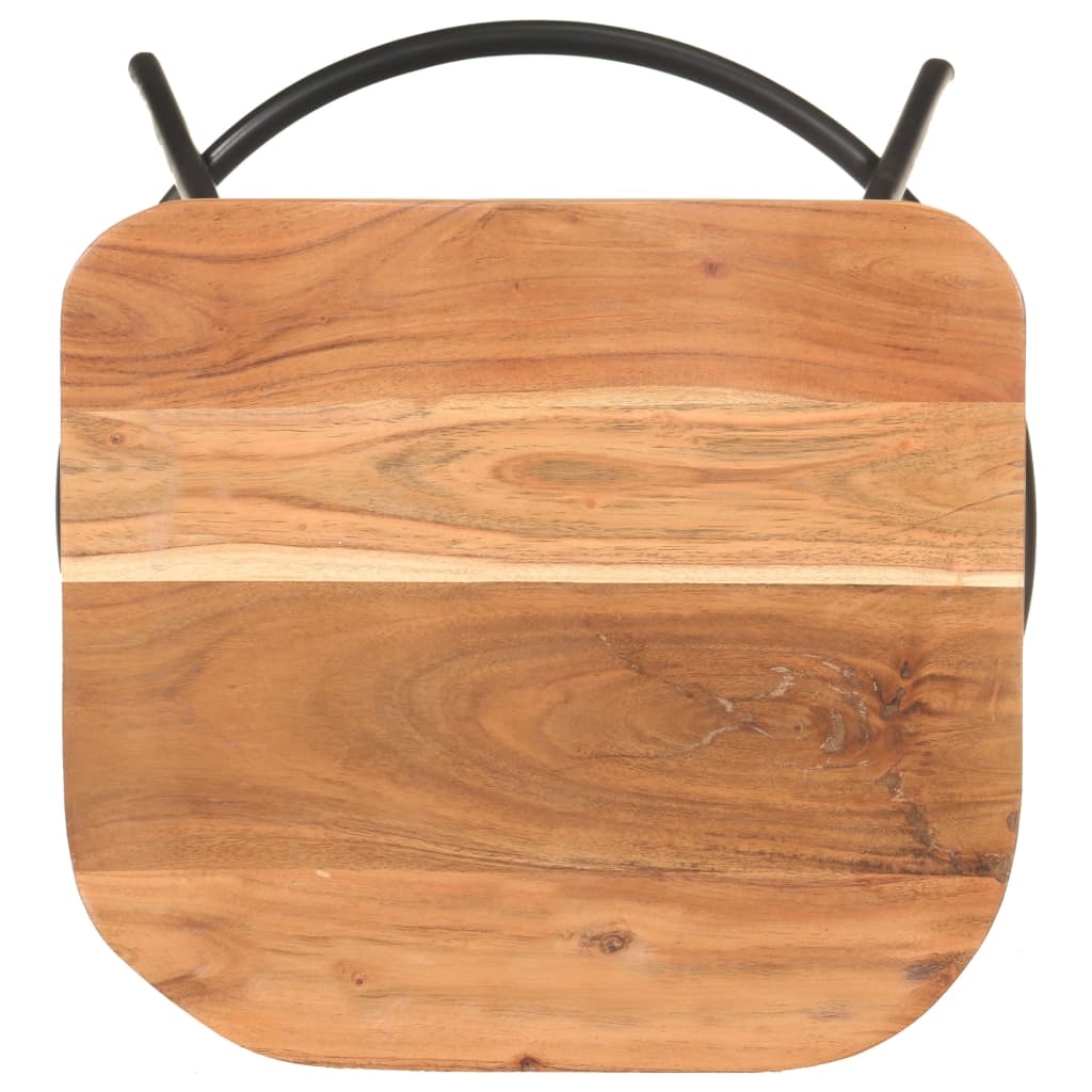 Taburetes De Cocina 4 Unidades Madera Maciza De Acacia_4