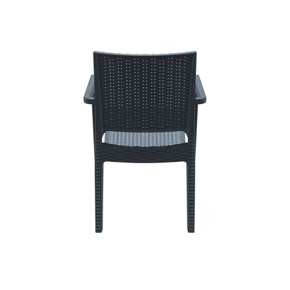Siesta Exclusive Pack De 2 Sillas Para Exterior Ibiza Ratán Gris_3