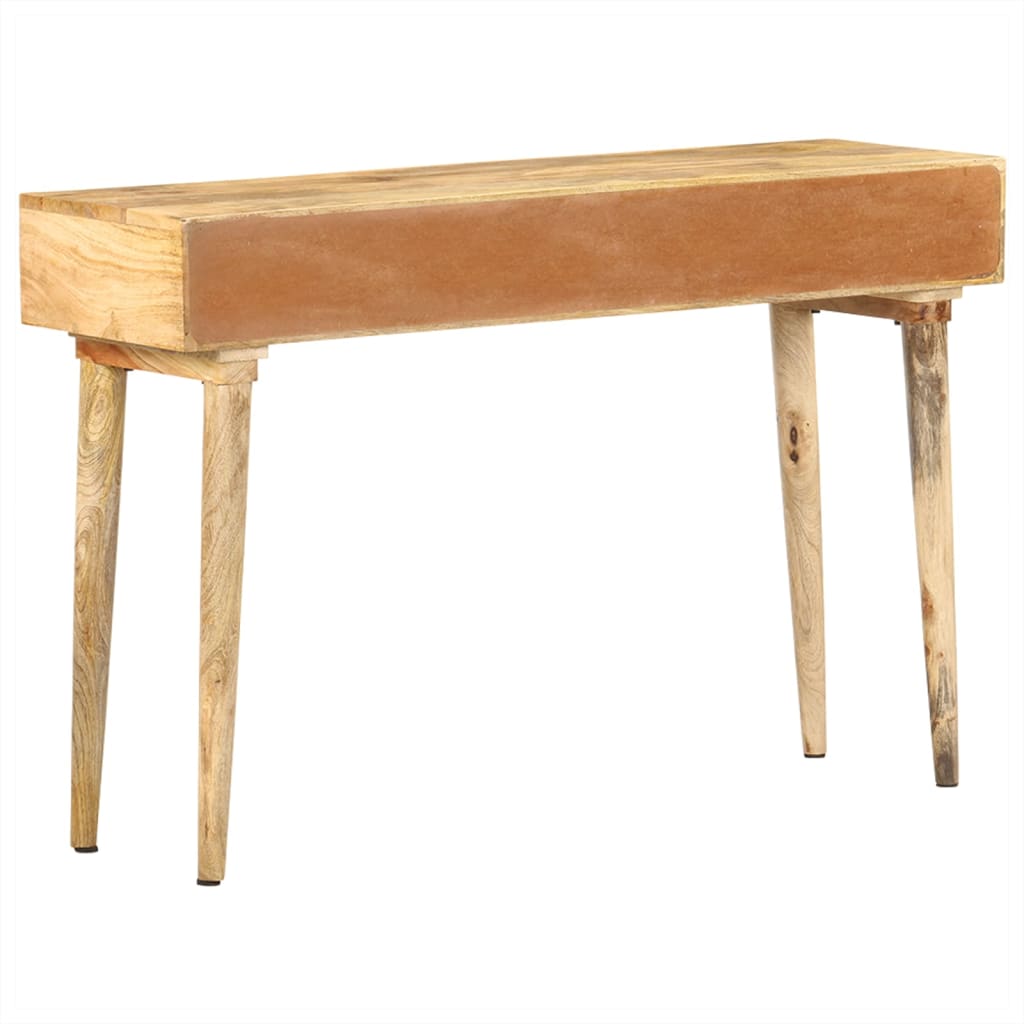 Mesa Consola De Madera Maciza De Mango 115x35x76 Cm_3