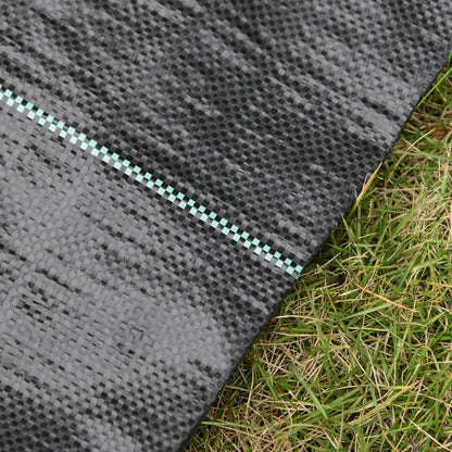 Outsunny Rollo De Malla Geotextil 2x50 M Malla De Jardín Contra Malas Hierbas_3