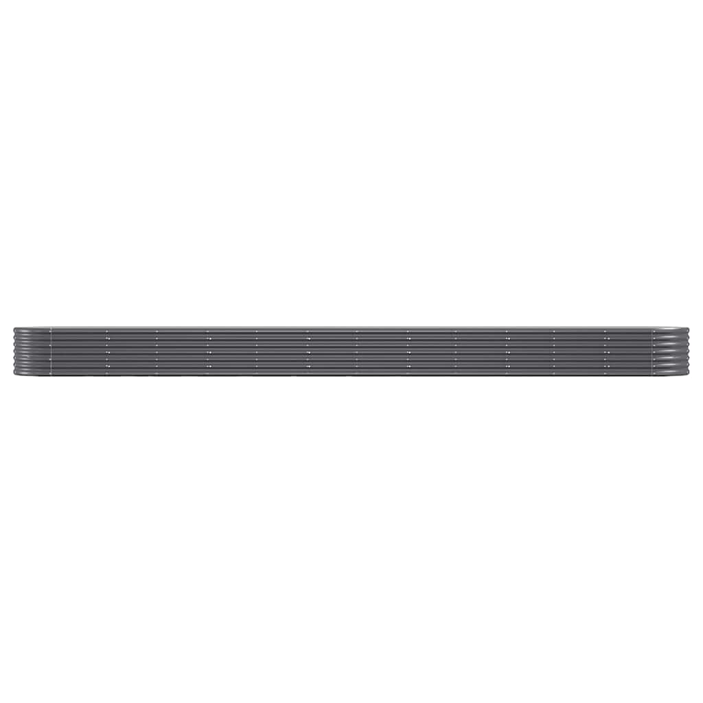 Jardinera Arriate Acero Galvanizado Antracita 512x80x36 Cm_2