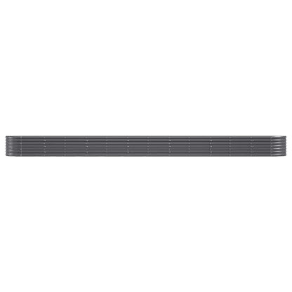 Jardinera Arriate Acero Galvanizado Antracita 512x80x36 Cm_2