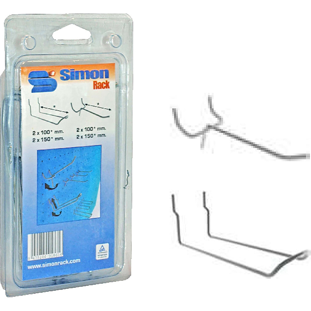 Gancho Panel Rack Doble 8 Uds_0