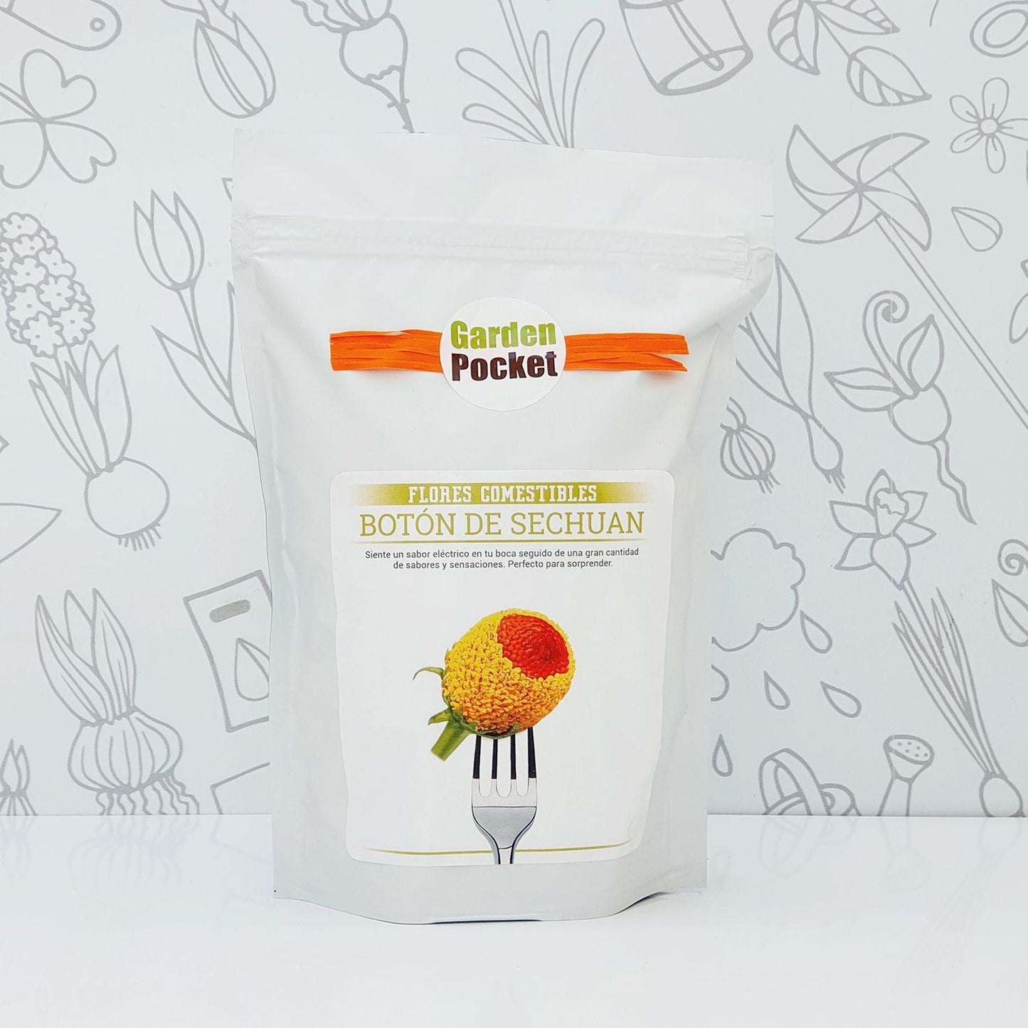 Kit huerto de flores comestibles: Botón de sechuan