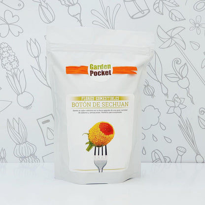 Kit huerto de flores comestibles: Botón de sechuan