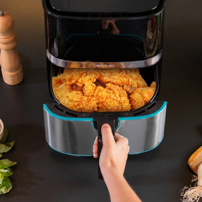 Freidora Sin Aceite De 5,5 L De Aire Caliente Cecofry Full Inox 5500 Pro. 1700 W, Dietética Y Digital, Panel Táctil, Acabados En Acero Inox, Tecnolo_2