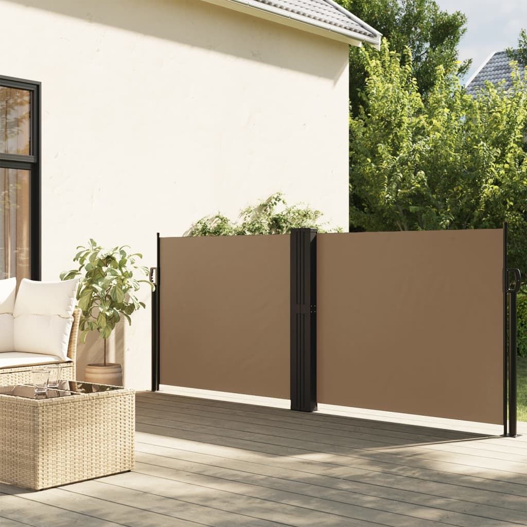 Vidaxl Toldo Lateral Retráctil Gris Taupe 120x1200 Cm_1