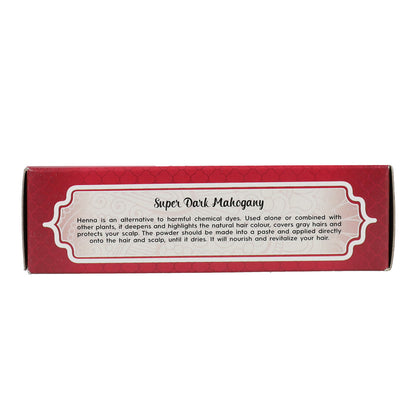 Henna polvo super caoba oscuro Radhe Shyam 100 g
