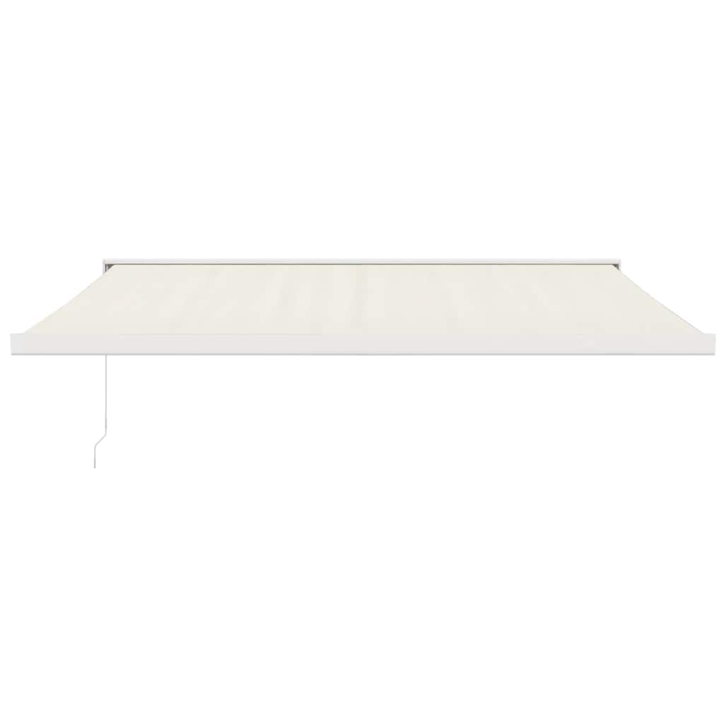 Toldo Retráctil Aluminio Y Tela Color Crema 4x3 M_2