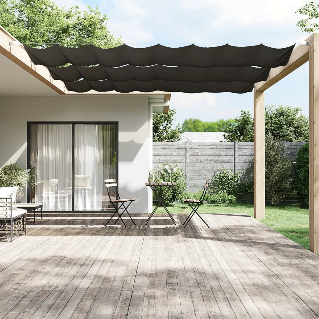 Vidaxl Toldo Vertical Gris Antracita 100x600 Cm Tela Oxford_1