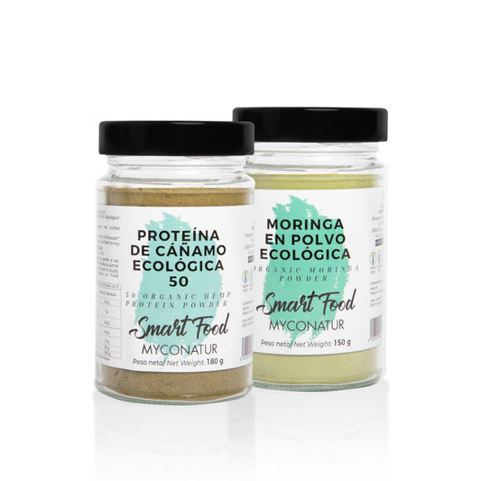 Pack Proteína De Cañamo Y Moringa Myconatur_0