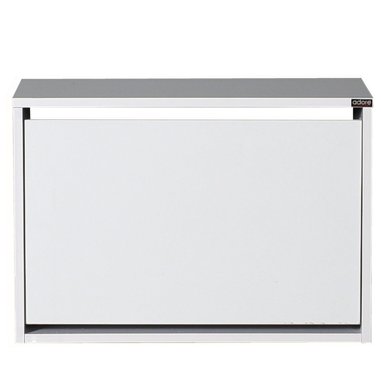 Zapatero,100% Tablero De Aglomerado Rechapado En Melamina, Color Blanco_1