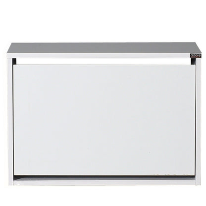 Zapatero,100% Tablero De Aglomerado Rechapado En Melamina, Color Blanco_1