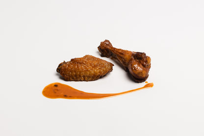 Alas De Pollo Ecológico Asadas Al Horno Con Salsa Barbacoa