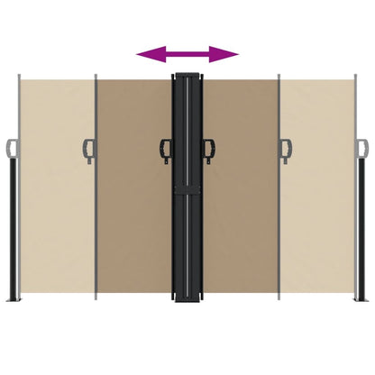 Vidaxl Toldo Lateral Retráctil Gris Taupe 160x1200 Cm_4
