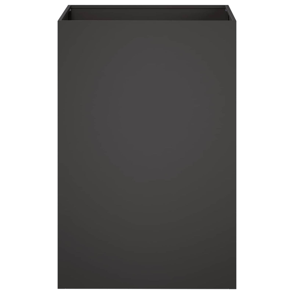 Macetero De Jardín 2 Uds. Negro 50 X 50 X 75 Cm_3