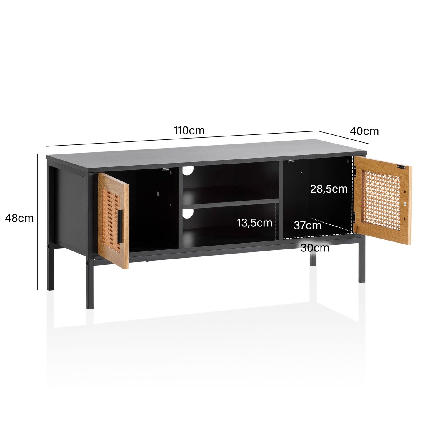 Mueble De Tv Sólido Y Duradero Modelo Wl6.831_3